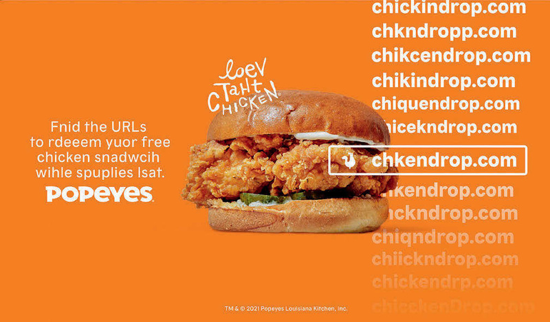 Popeye’s Chicken Drop